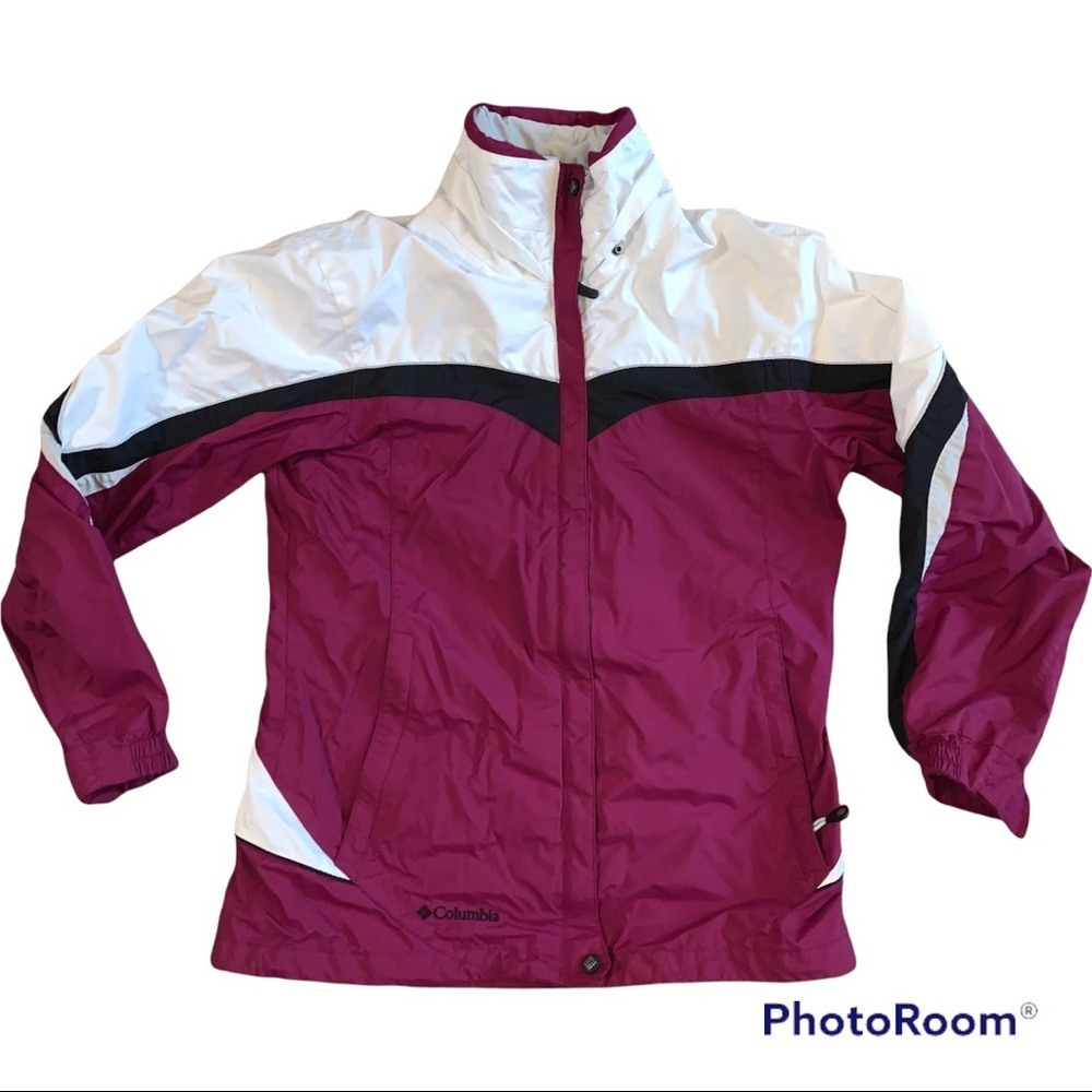 Columbia Windbreaker Coat Packable Jacket size Small